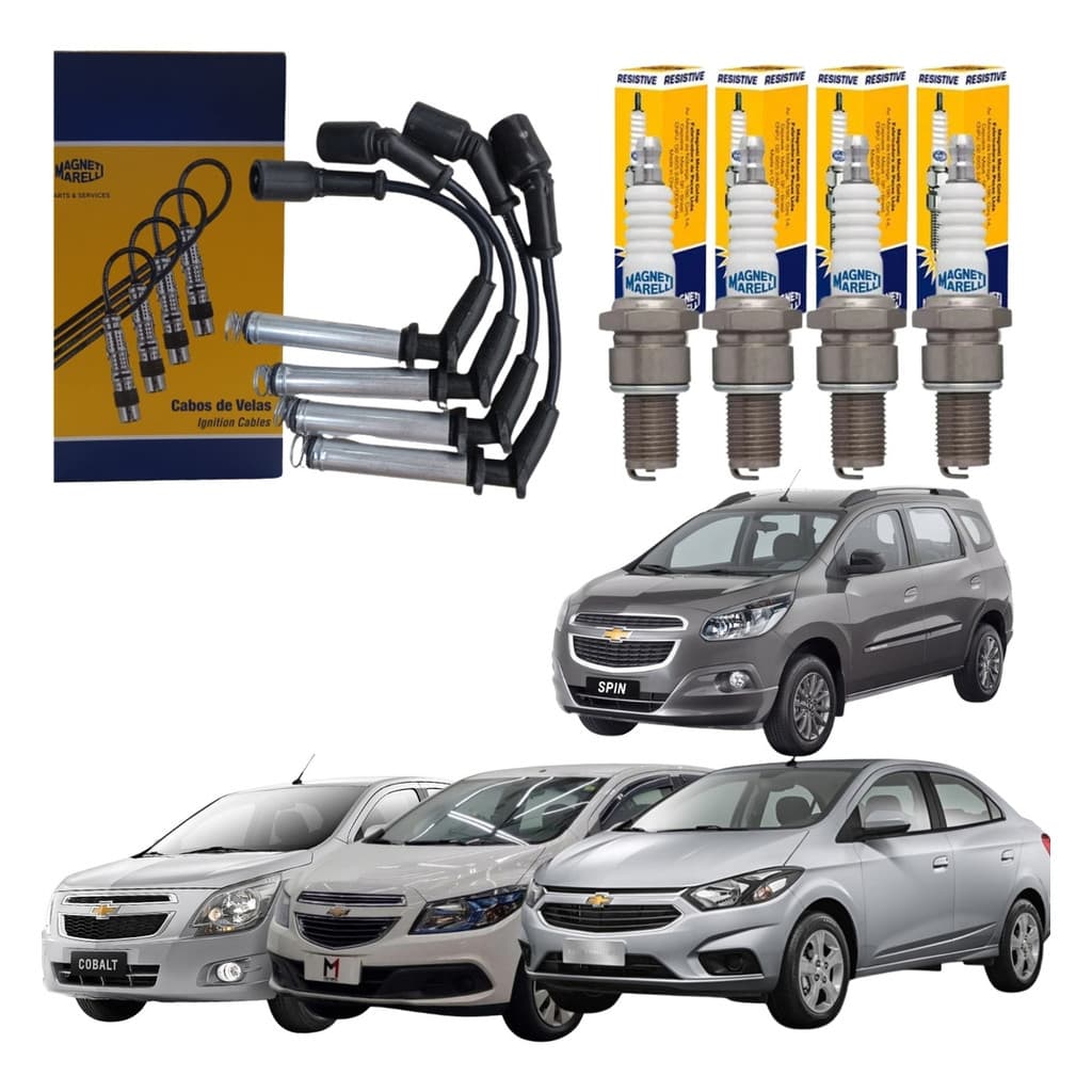 Kit Cabos E Velas Onix Prisma 1.4 8v Lt Ltz Joy 2012 A 2019