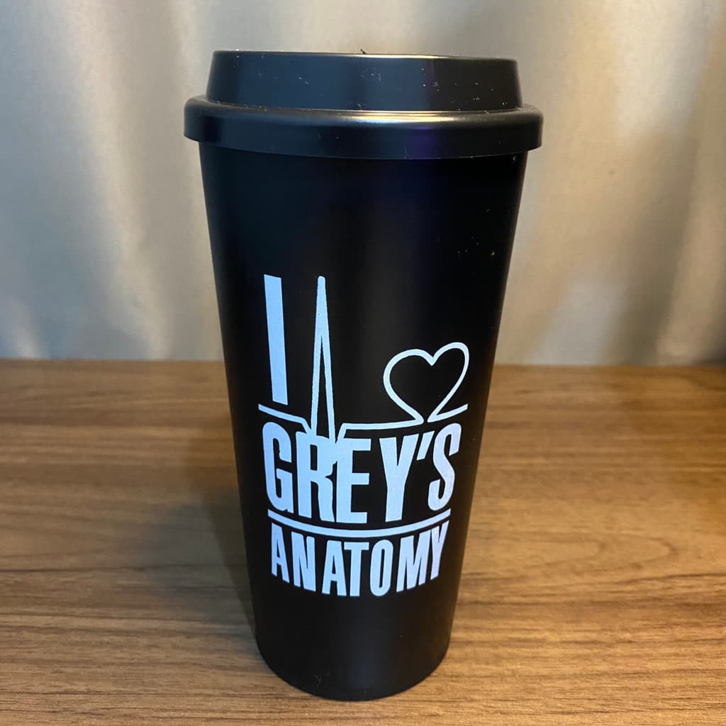 Copo Grey's Anatomy EcoBuck 550ml com Tampa – Livre de BPA
