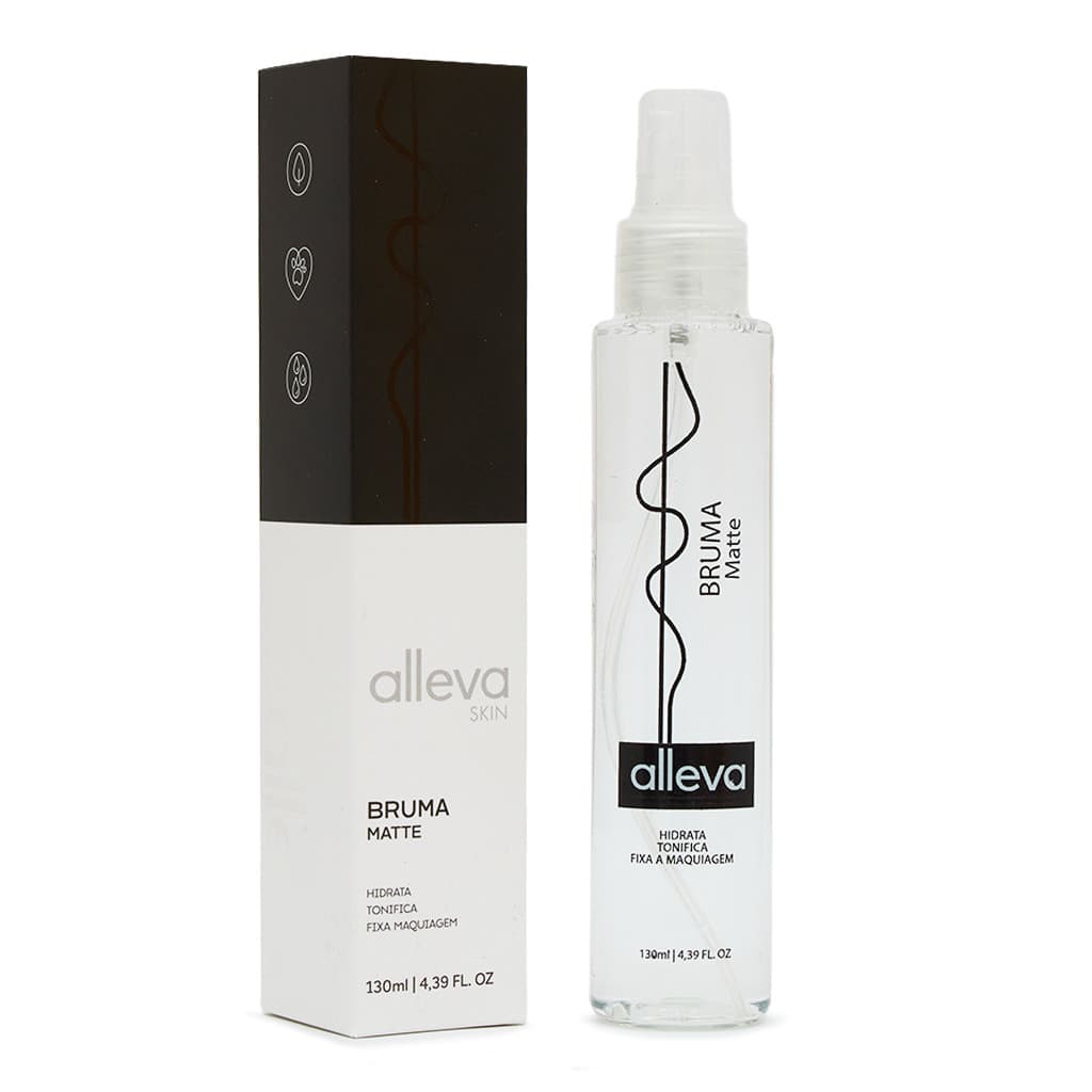 Bruma Fixadora Alleva Glow Ouro Pro Aging Matte