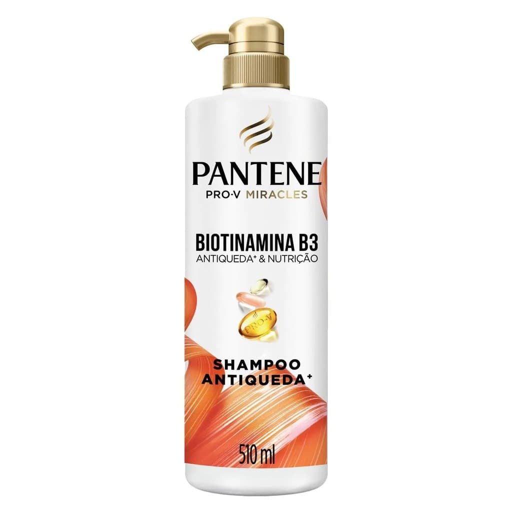 SHAMPOO PANTENE BIOTINAMINA B3 ANTIQUEDA 510ML