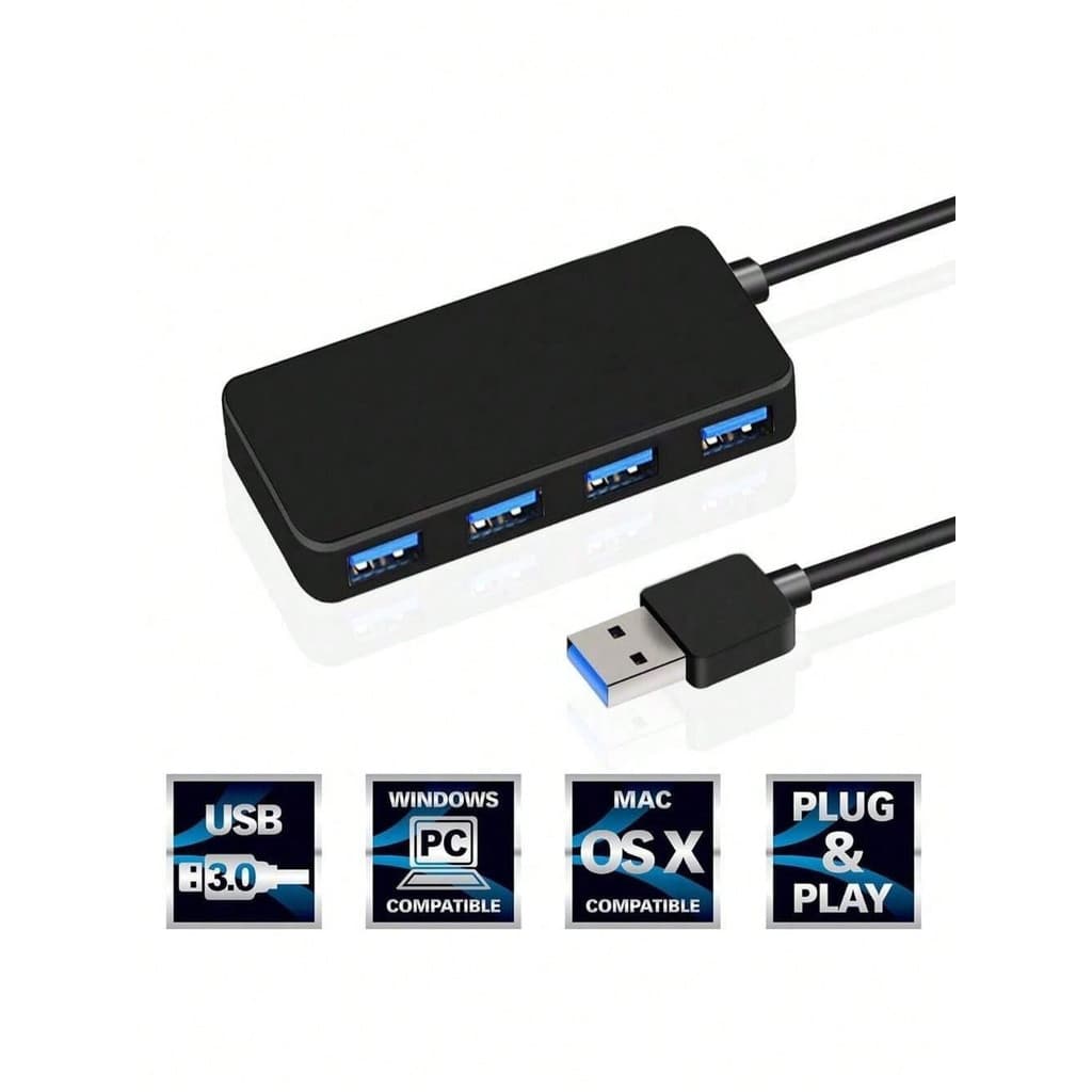 Hub USB 4 Portas Adaptador Extensor Multi USB Alta Velocidade Conector para Notebook PC Mouse Teclado Pendrive