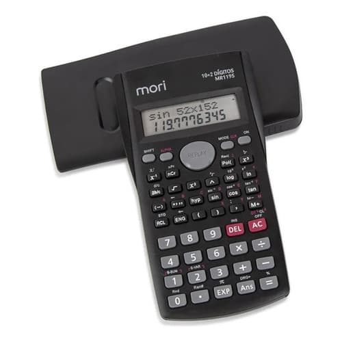Calculadora Científica 240 Funções 10+2 Dígitos Frações Preto