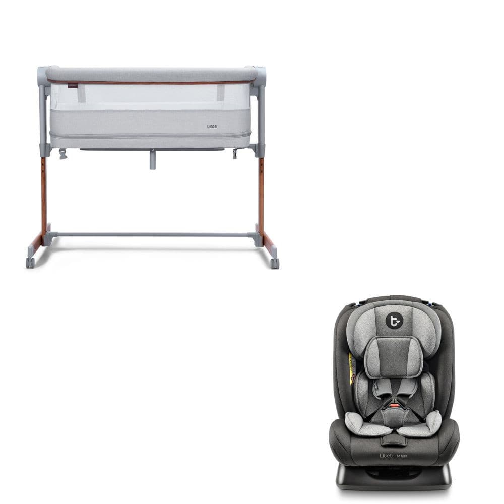 Kit Berço e Cercado Hypnos 3 em 1 Portátil 0 a 13Kg + Cadeirinha para carro Litet 0 - 36kg - BB6921K