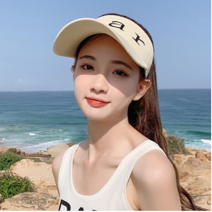 Verão vazio chapéu de sol feminino chapéu de sol chapéu de sol Anti-ultravioleta chapéu de sol 2025 novo estilo senhoras