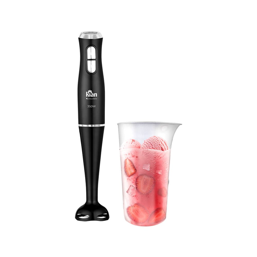 Mixer 2 Velocidades 350W Preto Com Copo 700ml Kian - 127V