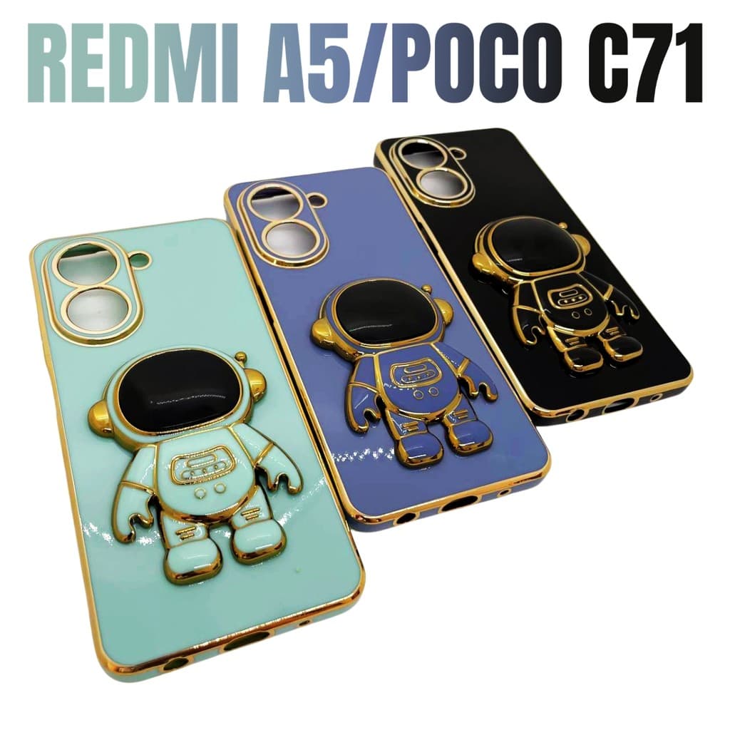 Capa Capinha de celular compatível com Redmi A5 e Poco C71 Astronauta