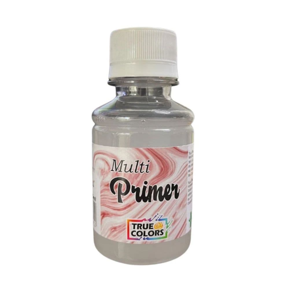 Primer INCOLOR / TRANSPARENTE - Metais Plasticos Vidro PET 100ml True Colors