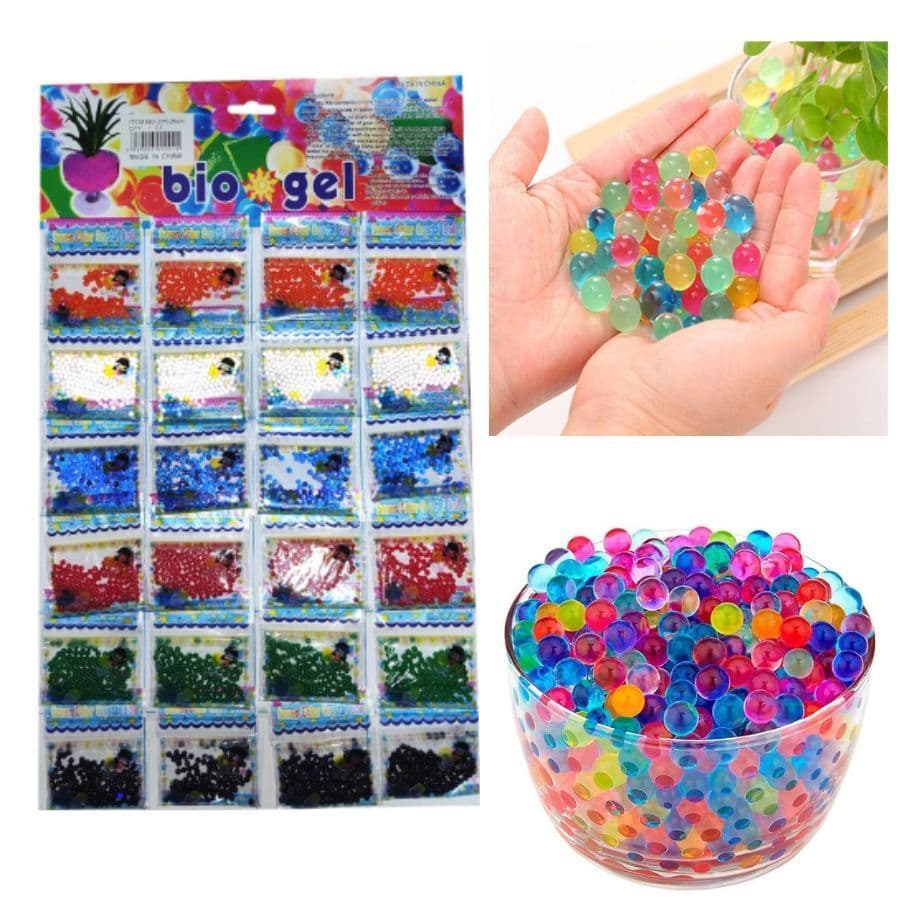 Bolinha Bolinhas Bio Gel Cartela Com 20  Pacotes P Lembrancinha Festa