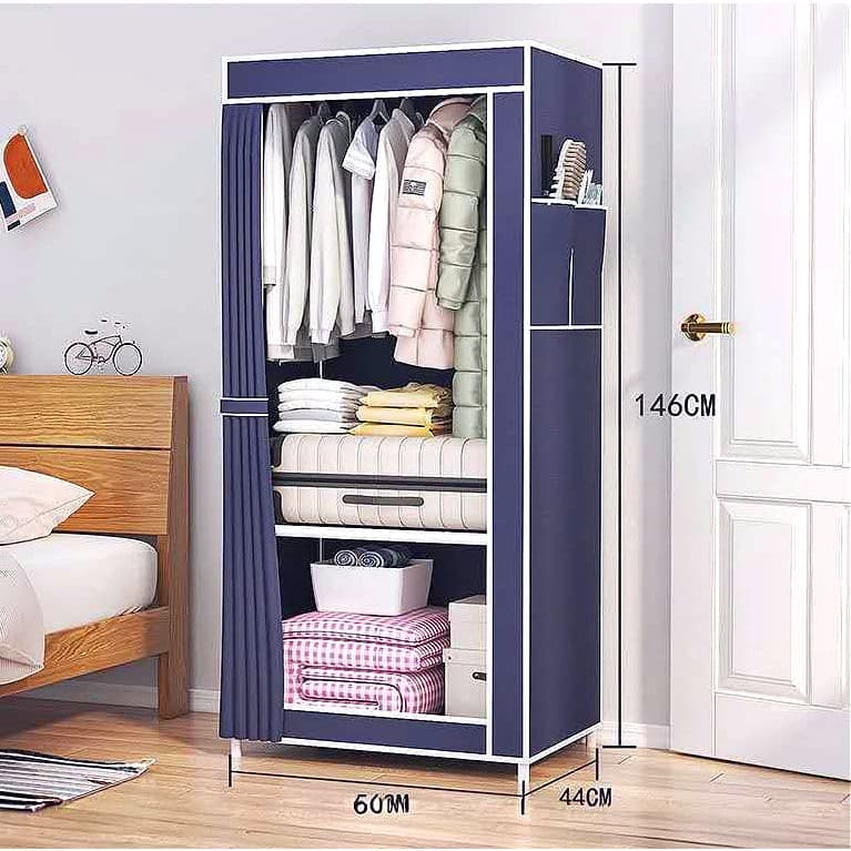 📦 Guarda Roupa Inteligente Solteiro | Dobrável e Prático para Quarto