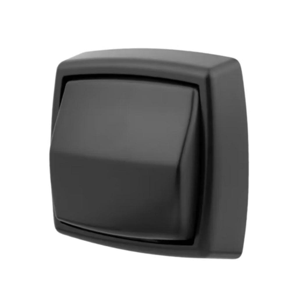 Acabamento Para Valvula De Descarga Preto Luxo Compativel Deca Docol