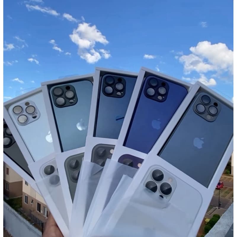 Capa AG-GLASS para iPhone do iPhone 11 Até o iPhone 15 Pro Max – Ou Película 3D PROMOÇÃO DE INAUGURAÇÃO