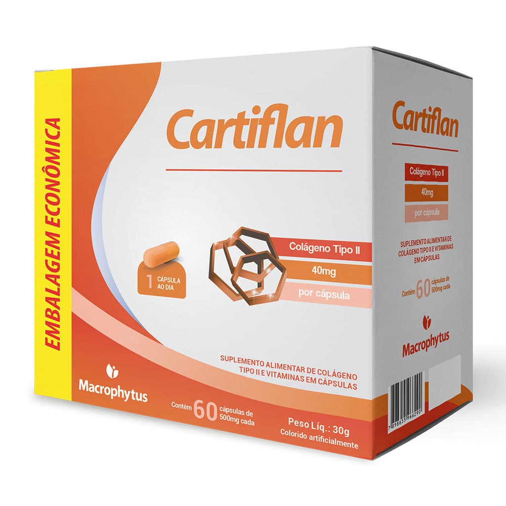 Cartiflan 60 cápsulas (colágeno tipo II)