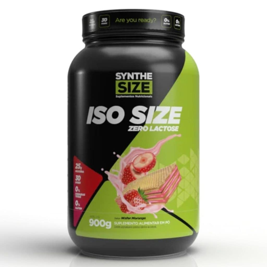 Blend Proteico com Whey Zero Lactose Iso Size 900g SyntheSize