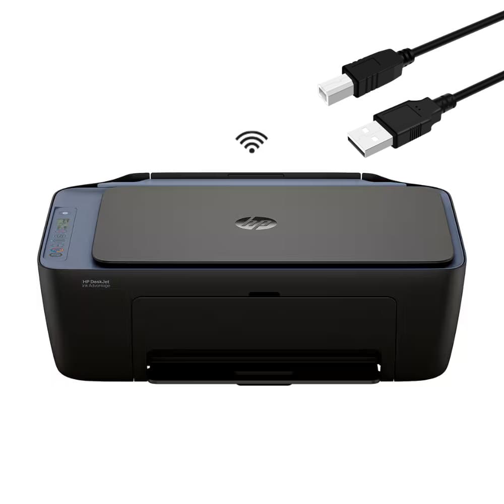 Impressora HP Deskjet 2975 Multifuncional WiFi Scanner Copiadora