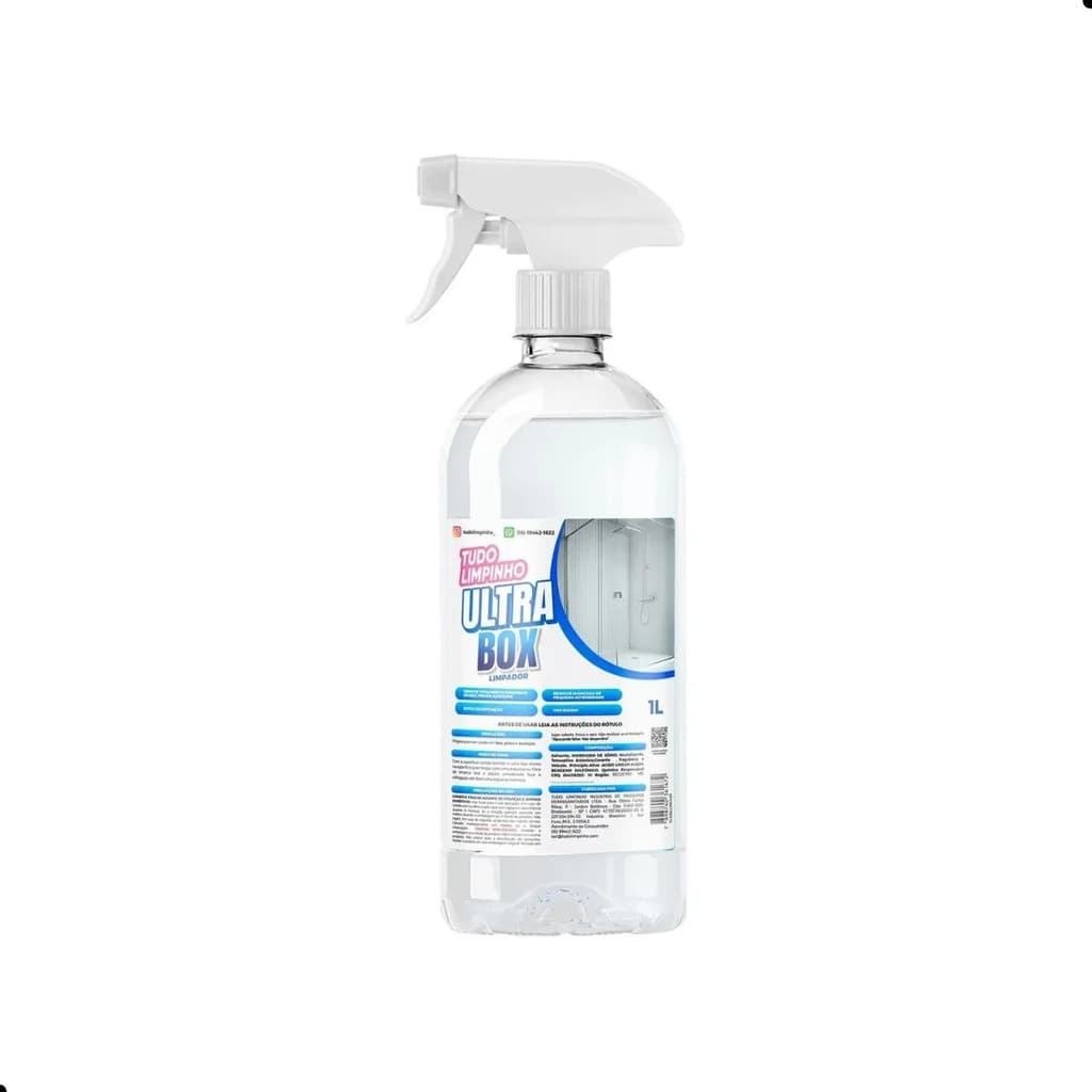 Tudo Limpinho Ultrabox Limpa Vidros 500ml - Limpador