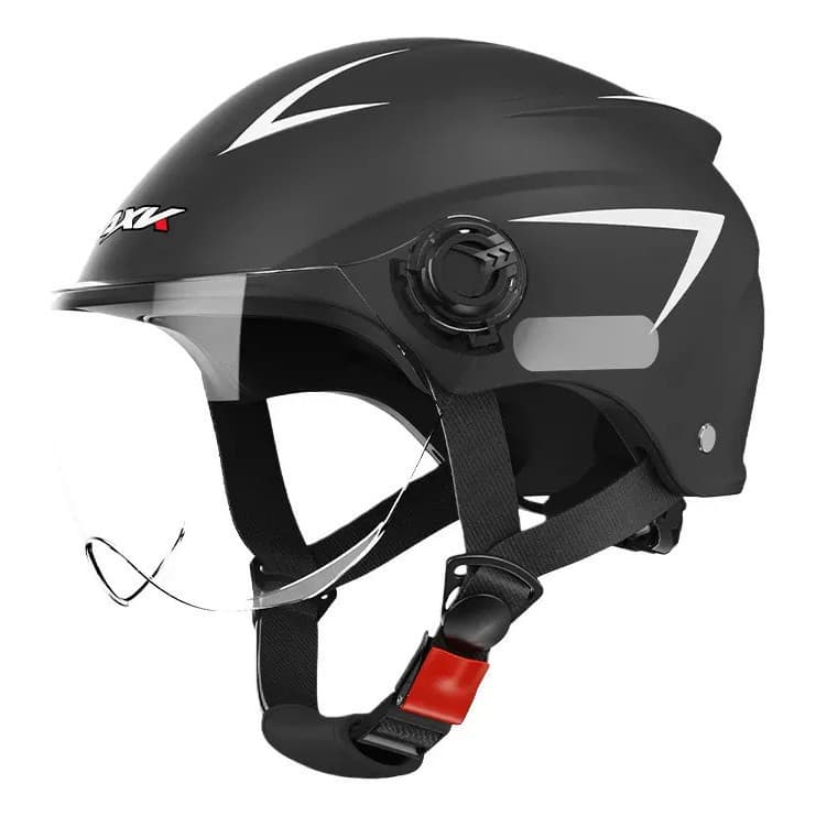 Capacete para moto elétrica superpopular, para todas as estações, com lentes antiembaçantes de alta definição, para uma