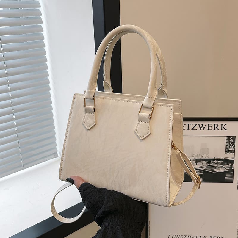 Bolsa grande versão com zíper de grande capacidade, novo estilo, elegante, multifuncional, de um ombro, portátil, leve,