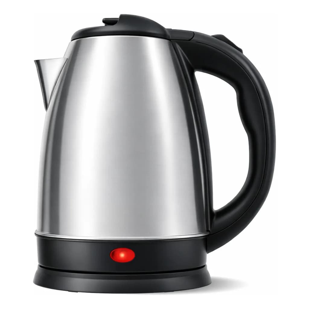 Cafeteira Chaleira Elétrica Inox Premium 1,8l Base 360° Café E Chá Desligamento Automático