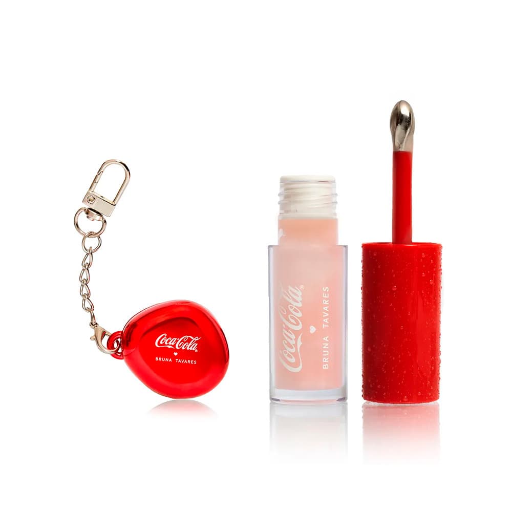 Kit Balm Pop Chaveiro + Cream Balm Refresh BT Coca-Cola - Bruna Tavares