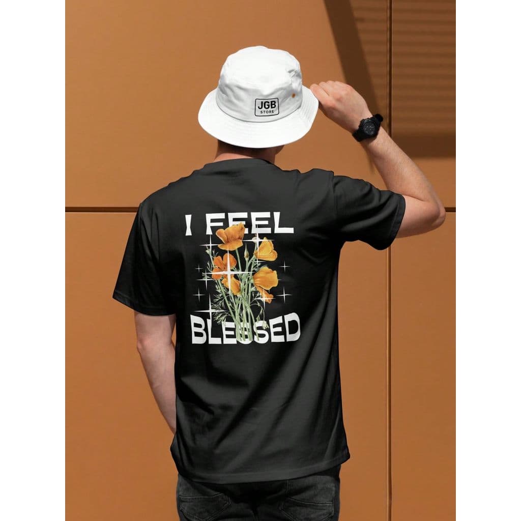 Camiseta Streatwear I Fell Blesed 100% Algodão Unissex Camisa Plus Size Blusa Copa Mundo