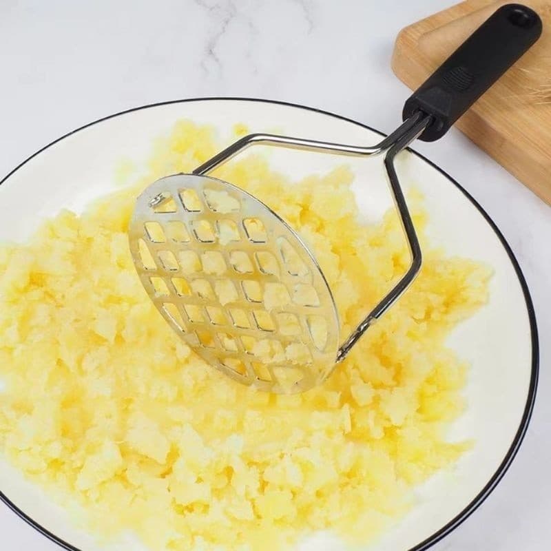Espremedor Amassador de Batata em Inox Legumes Feijão Boa Qualidade