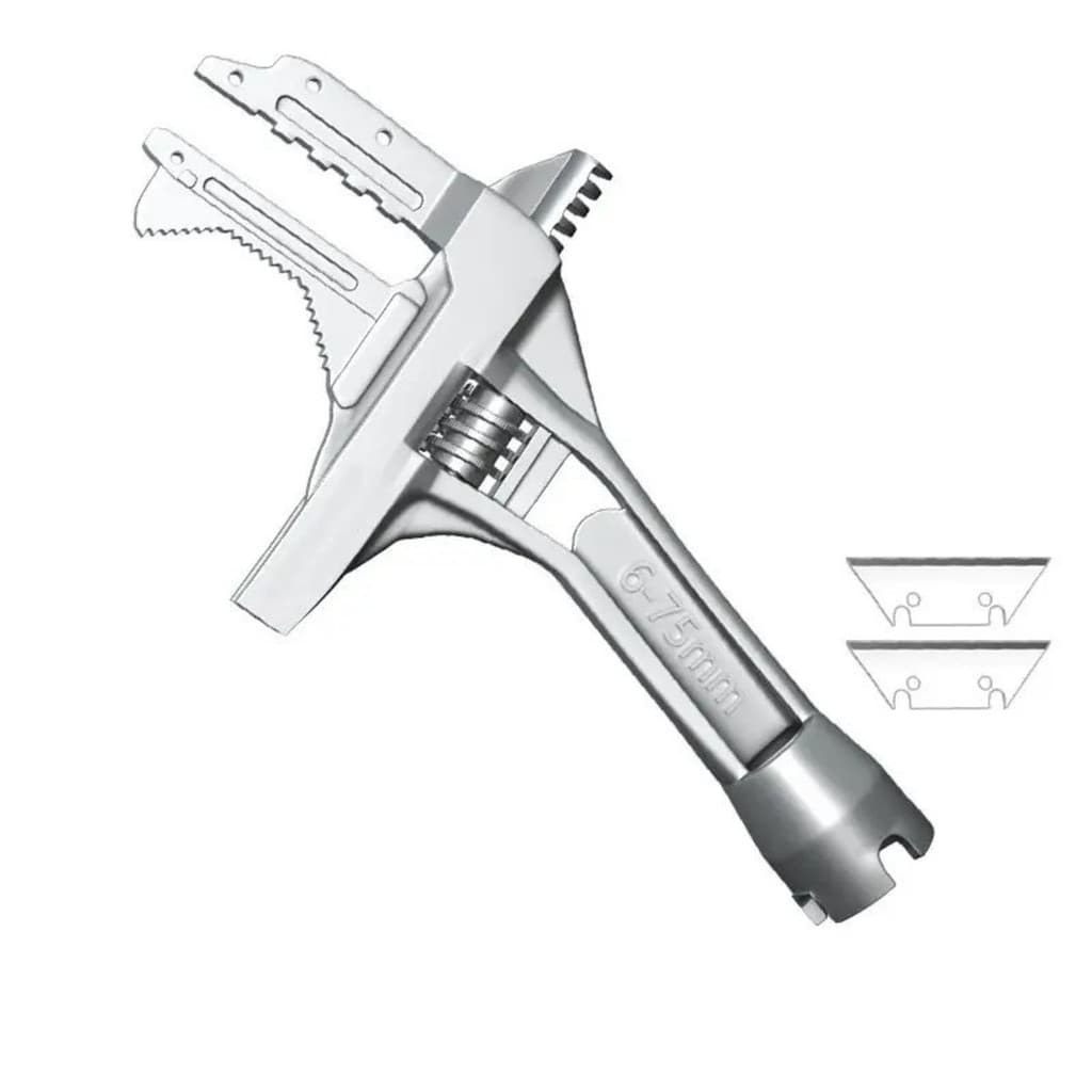 Chave Inglesa Boca Ajustável 68mm Chave De Aperto Grande