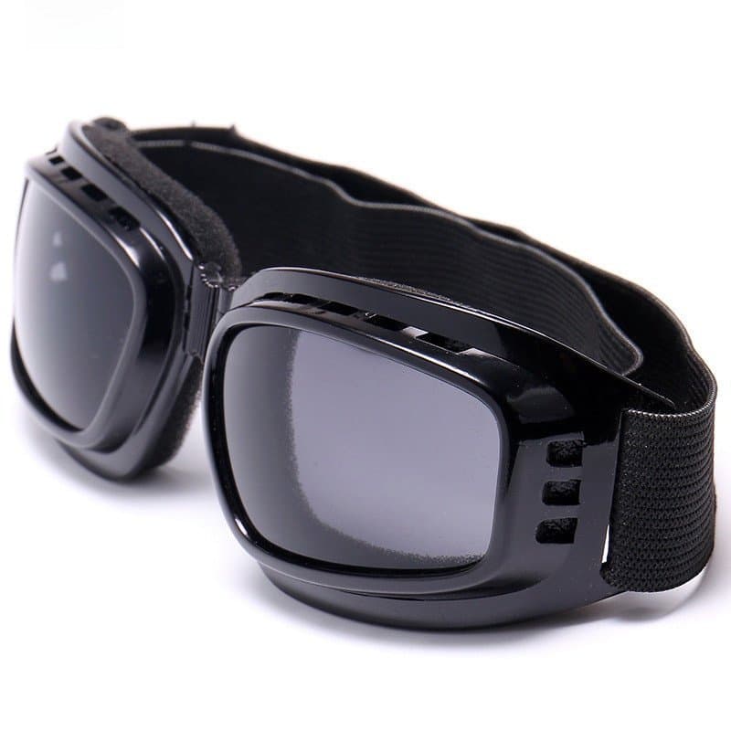 Óculos de Proteção Táticos Transparentes Adequados para Motociclistas Proteção UV à Prova de Vento e Poeira para Passeio