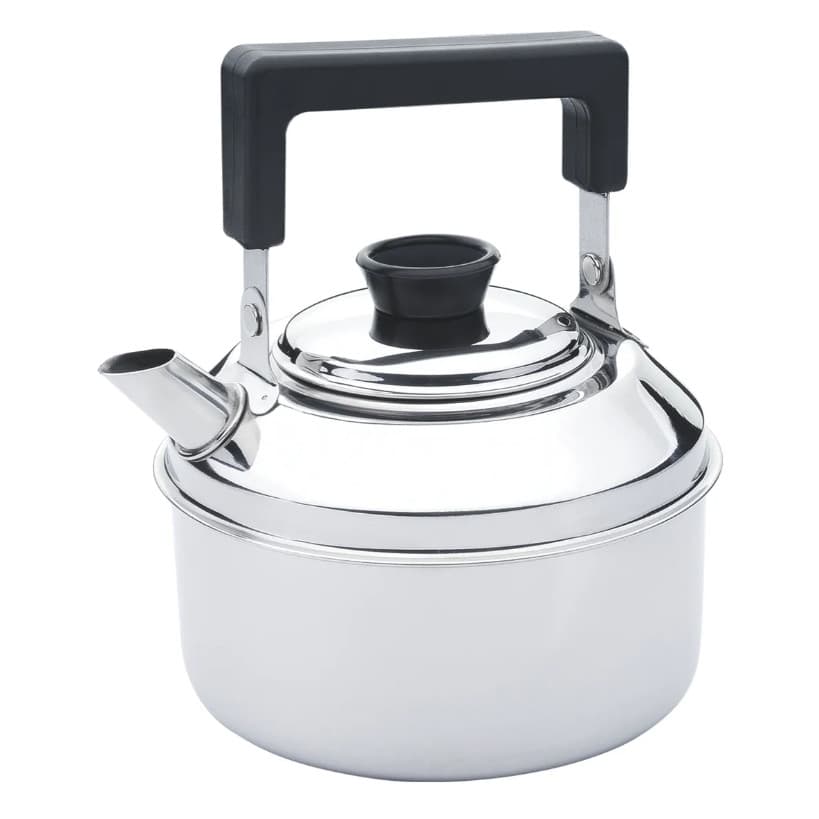 Chaleira 100% Inox 1,5 Litro Para Fogões De Indução Ou Gás