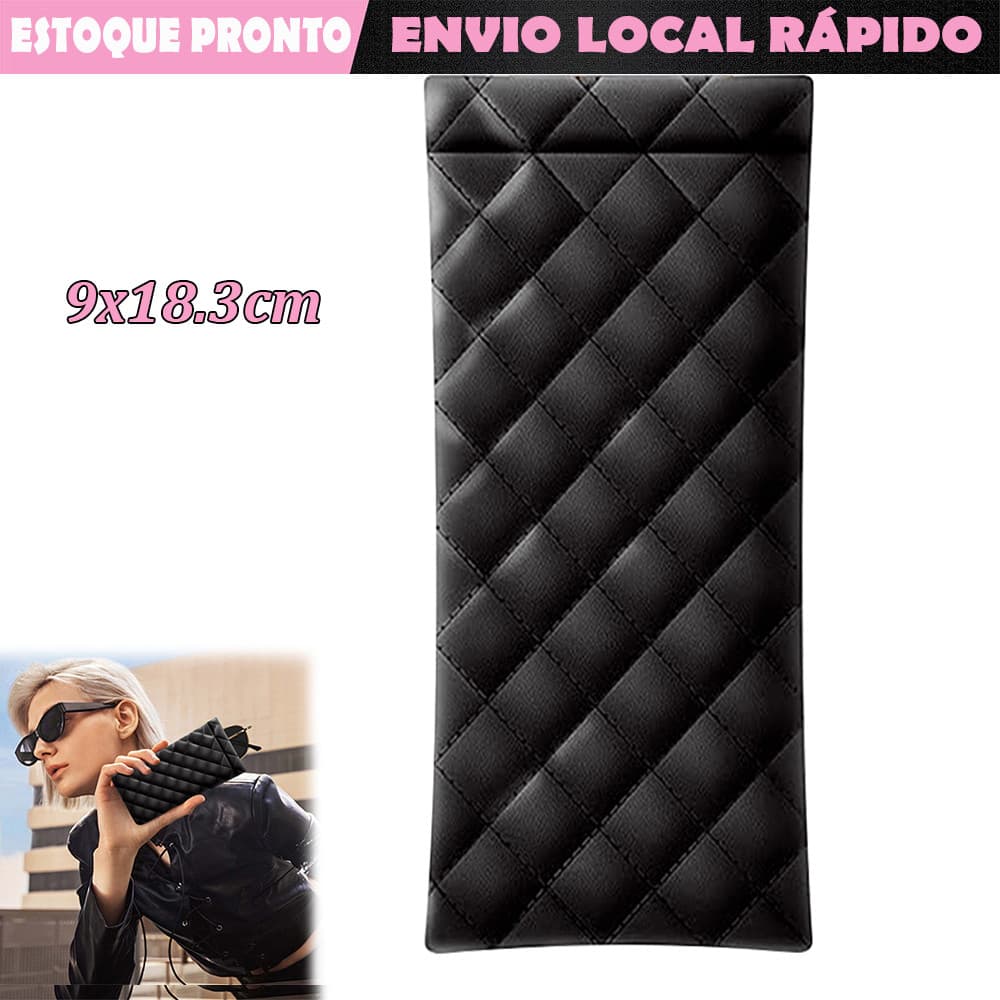 Preto capas de óculos de sol capas macias para óculos estojo para óculos de apertar para viagem para homens e mulheres