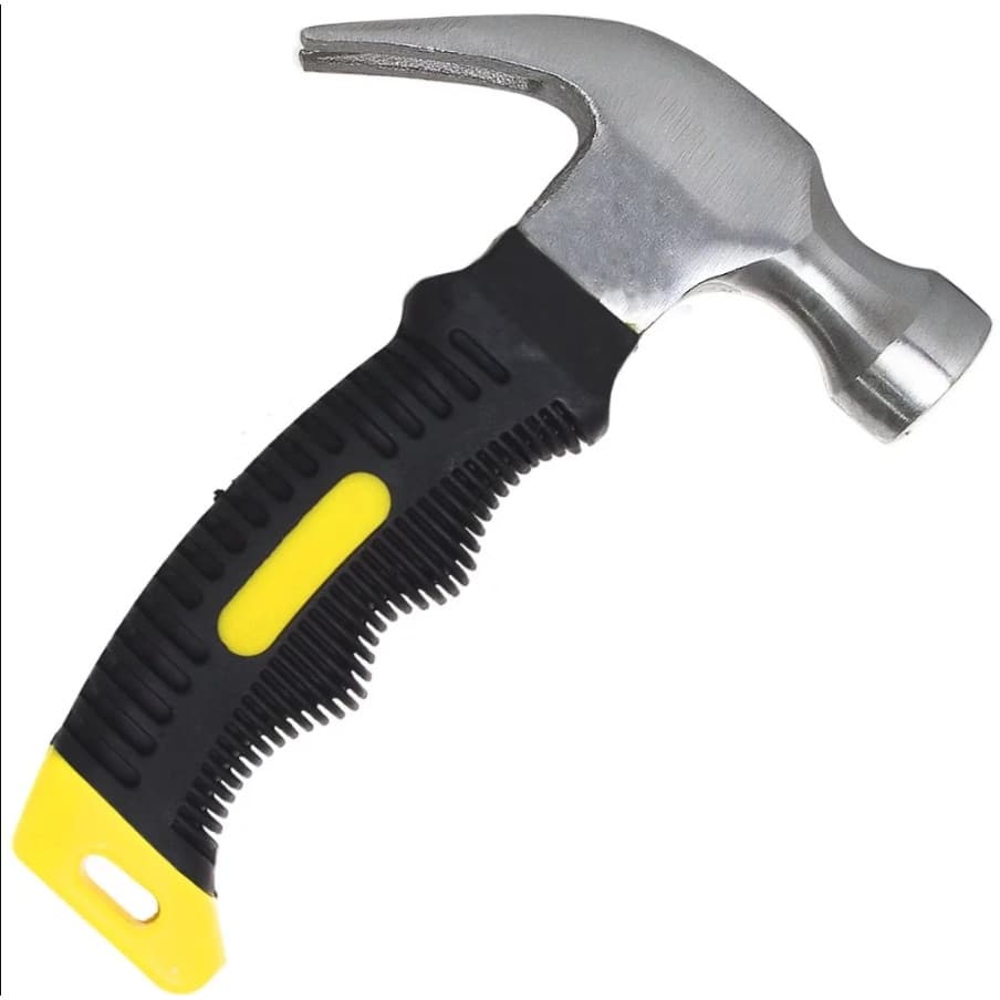 Martelo Mini 16cm - 6'' Cabo Curto Emborrachado - Martelinho