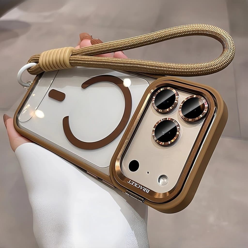 Luxo Magnético Transparente Caso De Telefone Case Capa Capinha De Celular Para iPhone 11 12 13 14 15 16 17 Pro Max Plus