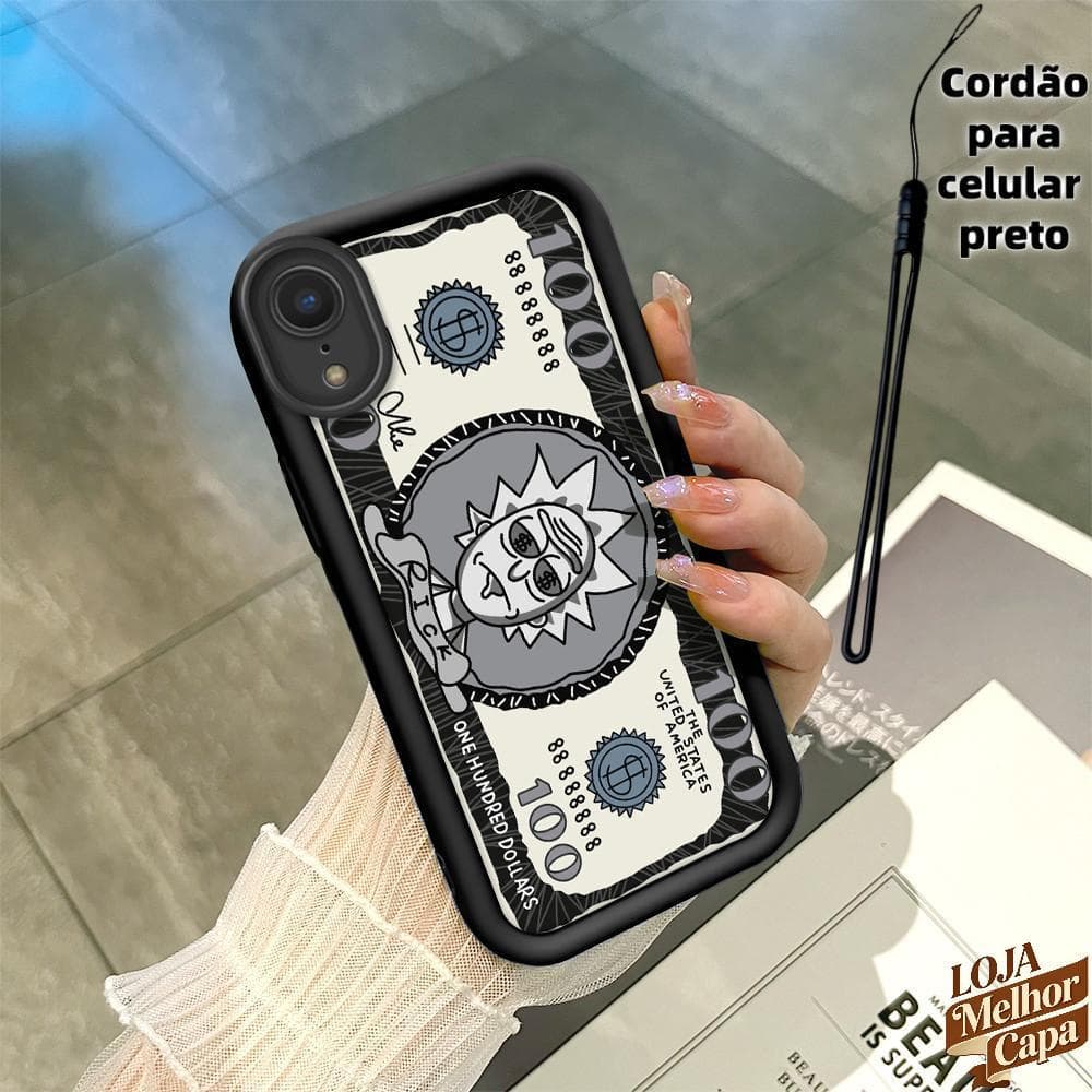 Capinha Com Anime Rick Morty Capa De Telefone Macia Para iPhone XR Apple Silicone Capas Protetora Normal Case 5299 TYB