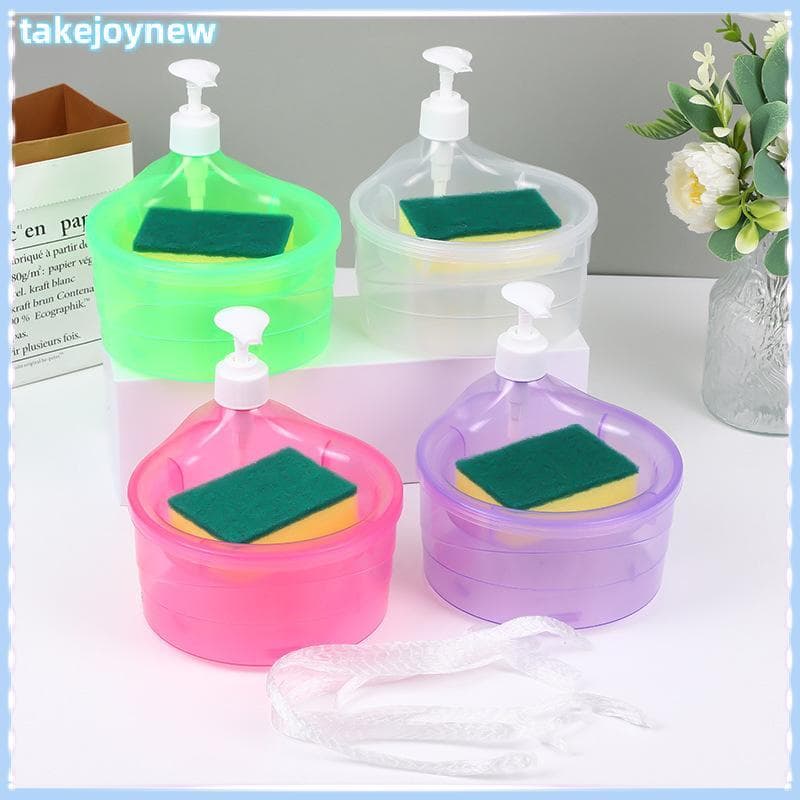 [takejoynewBR] Dispensador De Detergente Para Cozinha Suporte Sabonete Caixa Automática De Saída De Líquido Tbr