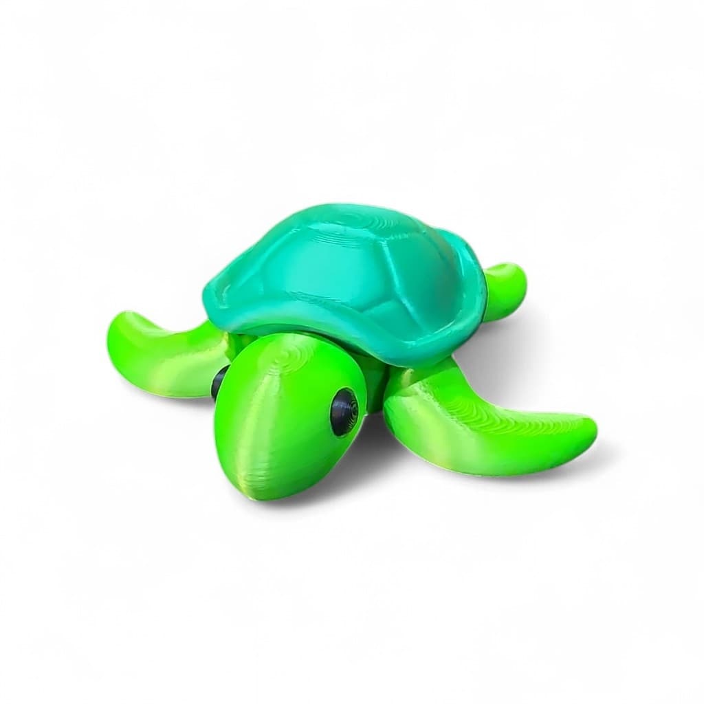 Tartaruga Flexpop Grande Articulada Decoração Anti Estresse Colecionável Fofo Presentes