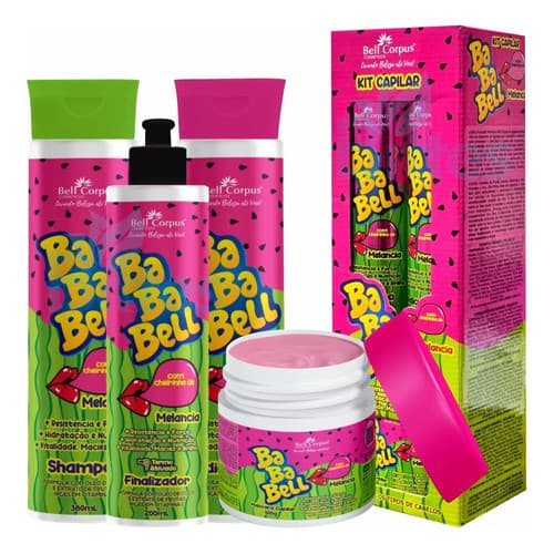 Kit Bababell Bell Corpus Cheirinho De Melancia 4uni