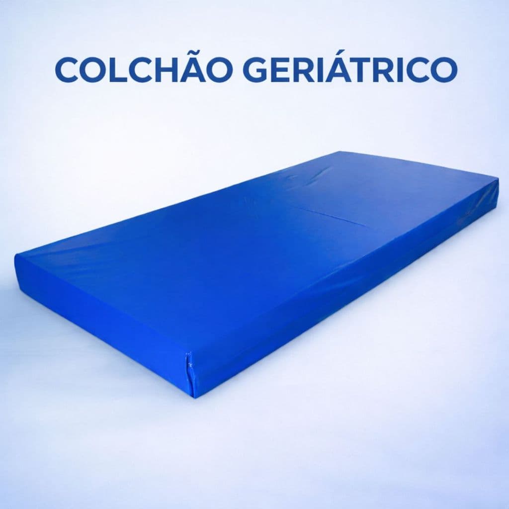 Colchão Geriátrico Ginástica D20 Firme Impermeável 88x188x10