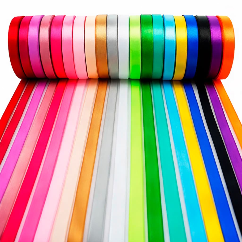 Fita de Cetim Nº 2 10mm com 90 Metros – Diversas Cores