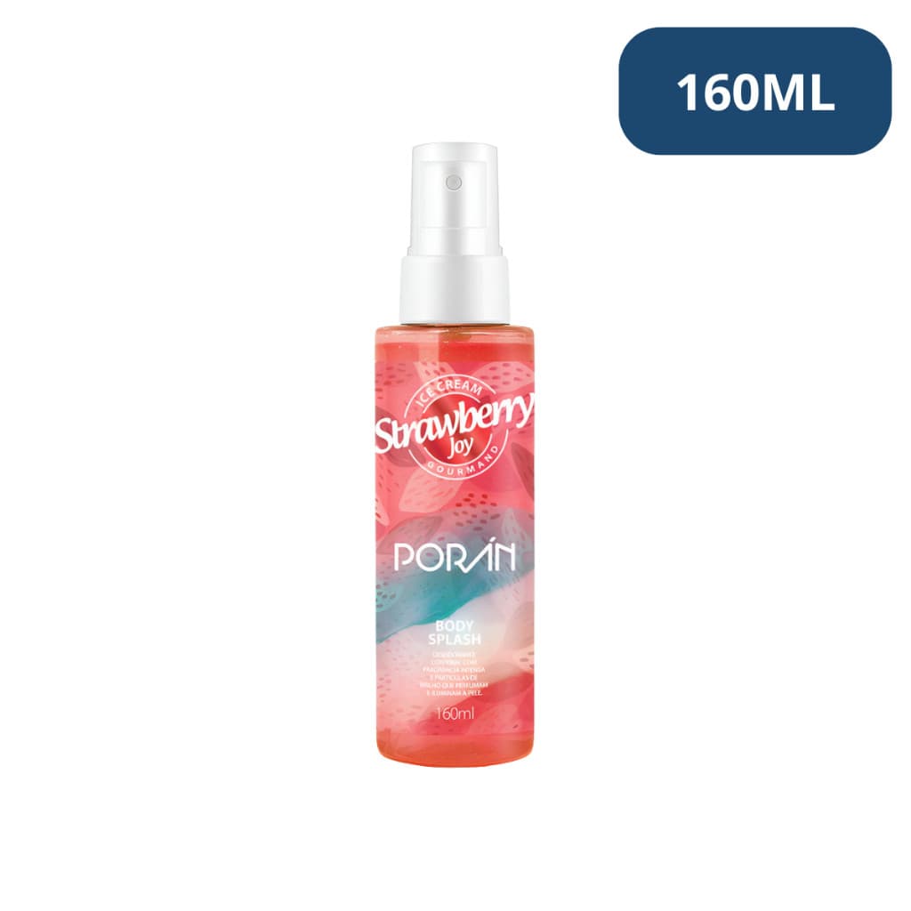 Body Splash Corporal Ice Cream Morango Do Amor 160ml