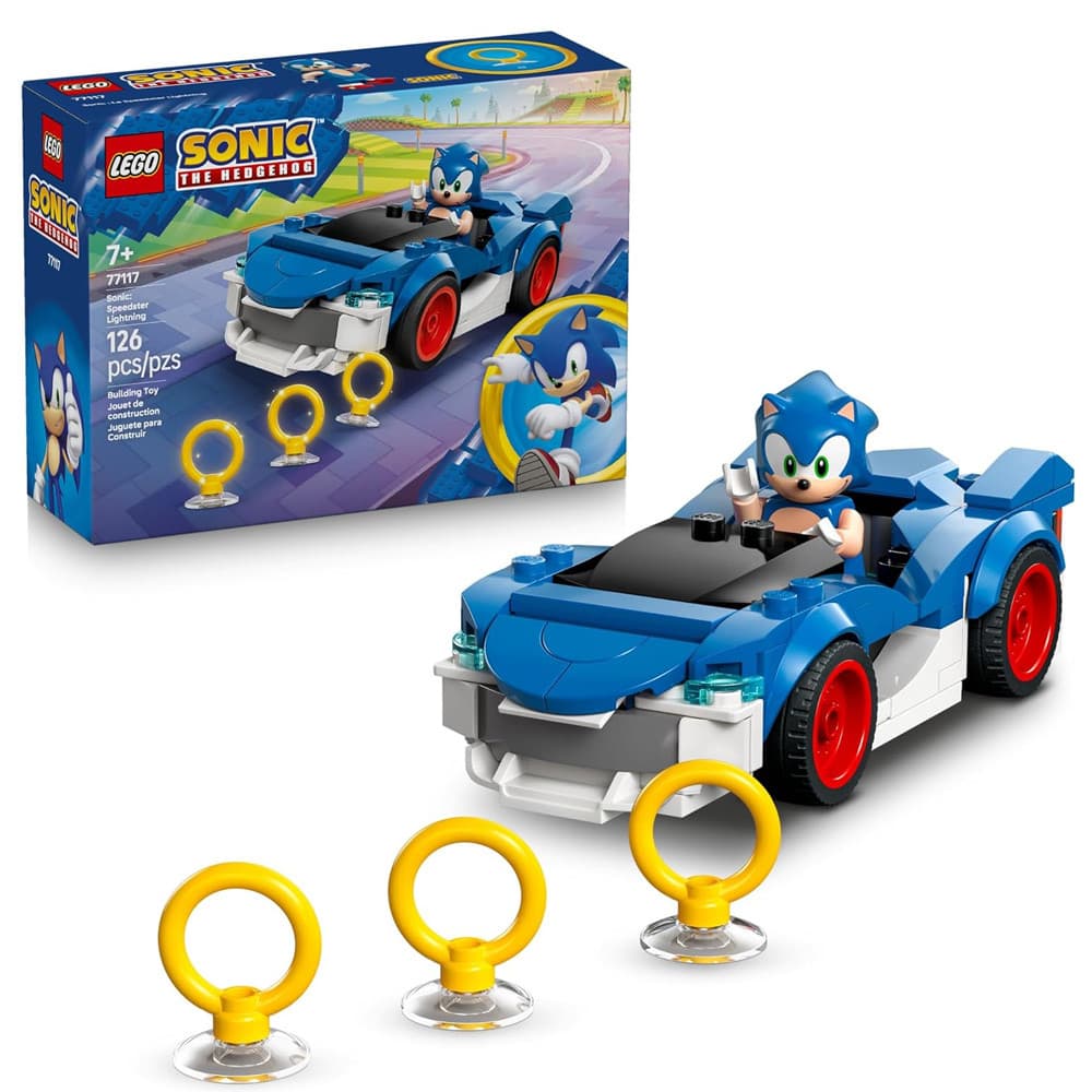 Lego Sonic The Hedgehog Relâmpago Velocista 77117 -126 Peças