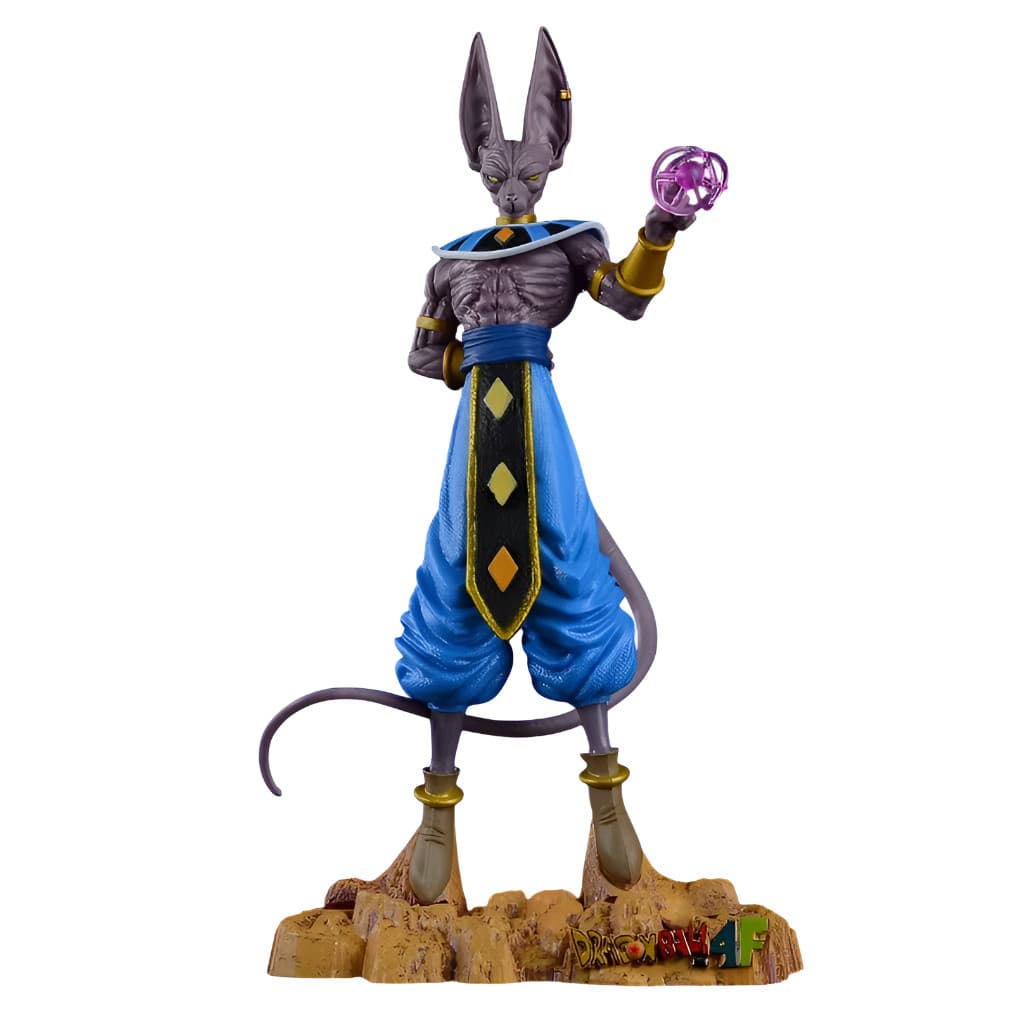 Boneco Bills Beerus 30cm Dragon Ball Super Action Figure Anime Colecionavel Figura Detalhada