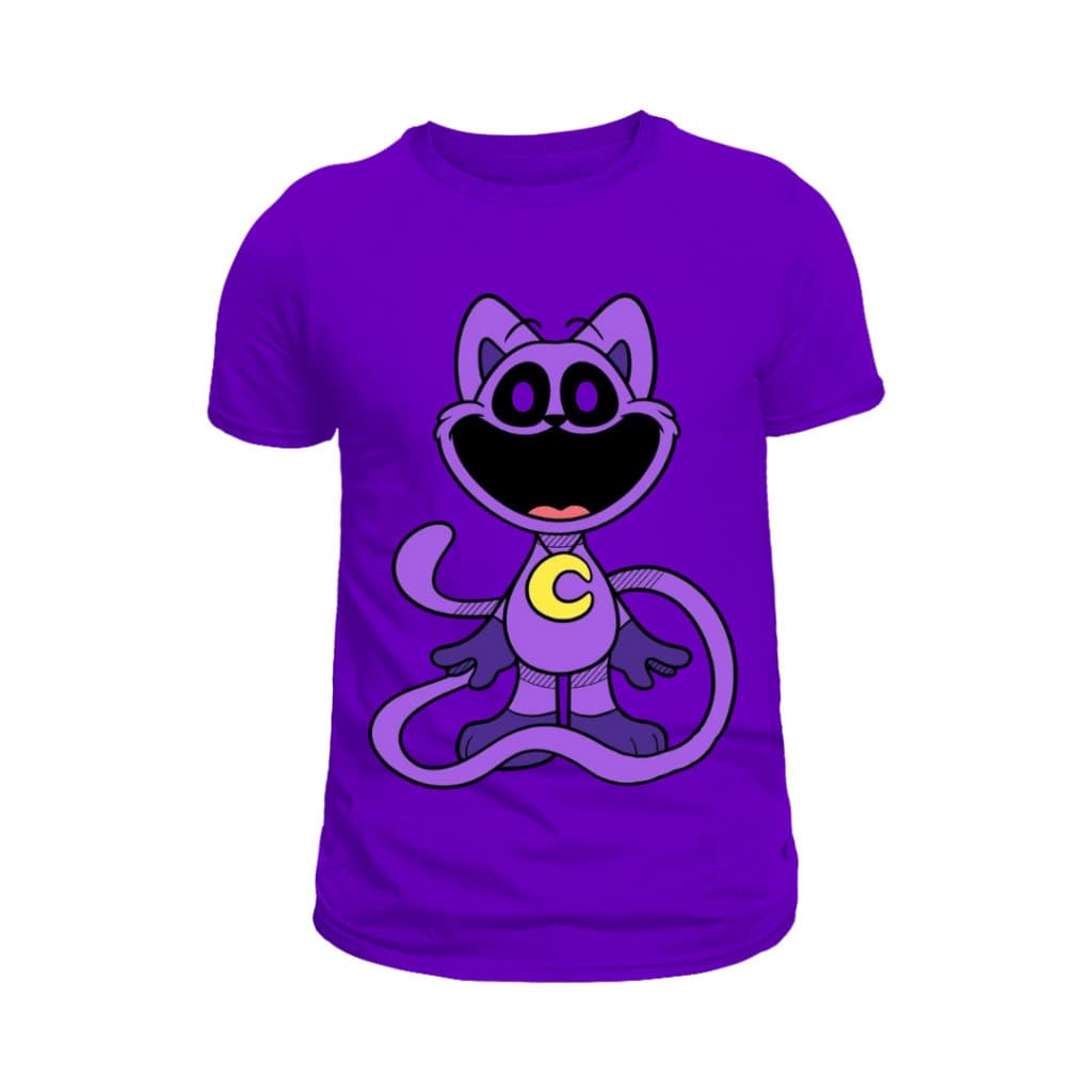Camiseta Camisa Infantil e Adulto Poppy Playtime Catnap Blusa 100% Algodão Envio Rapido