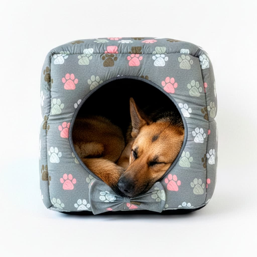 Cama Toca Iglu 3 em 1 para Cachorro e Gato Tamanho XG