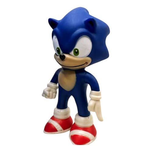 Kit Copo Canudo 350 Ml + Boneco Sonic The Hedgehog A Sua Escolha