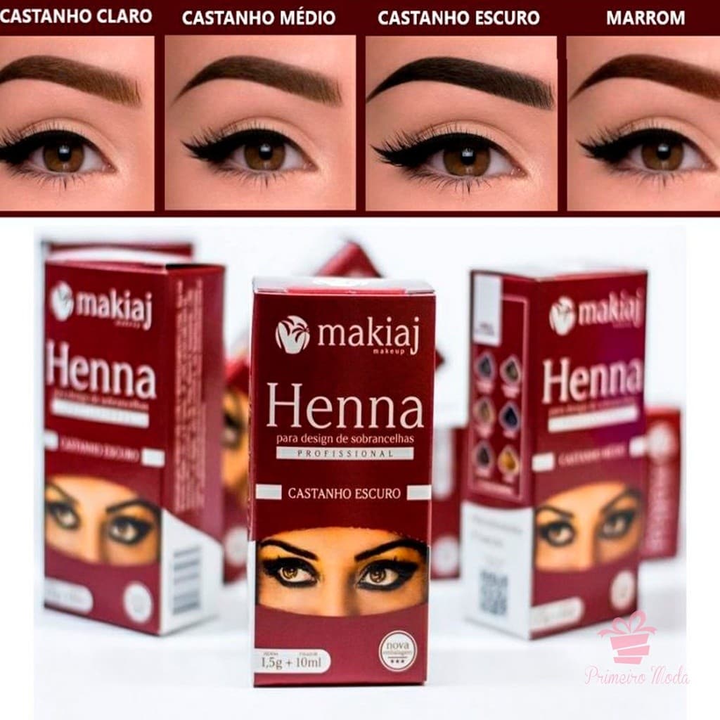 Henna Sobrancelhas Makiaj Alto Rendimento E Fixação Rena