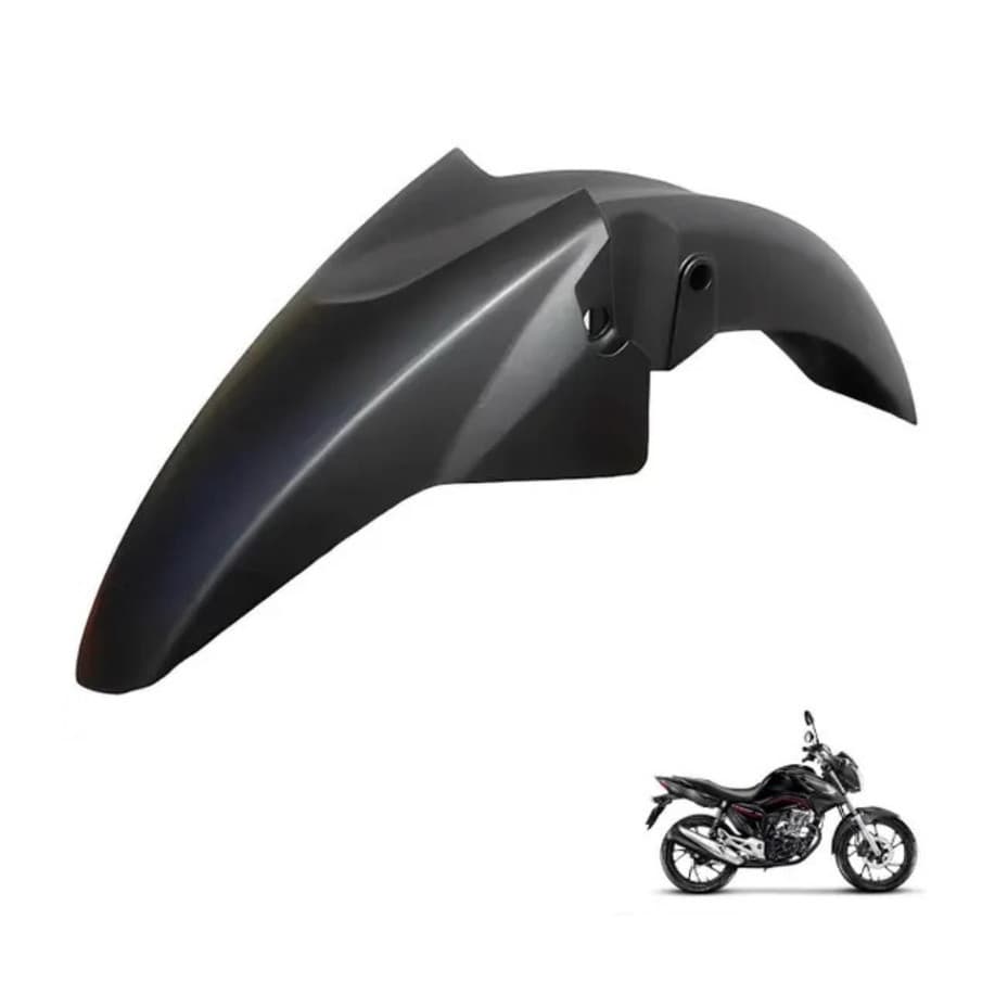 Paralama Dianteiro Titan Fan 160 2024 Cinza Cynos Fosco Original Cromo Forte Pronta Entrega Barato