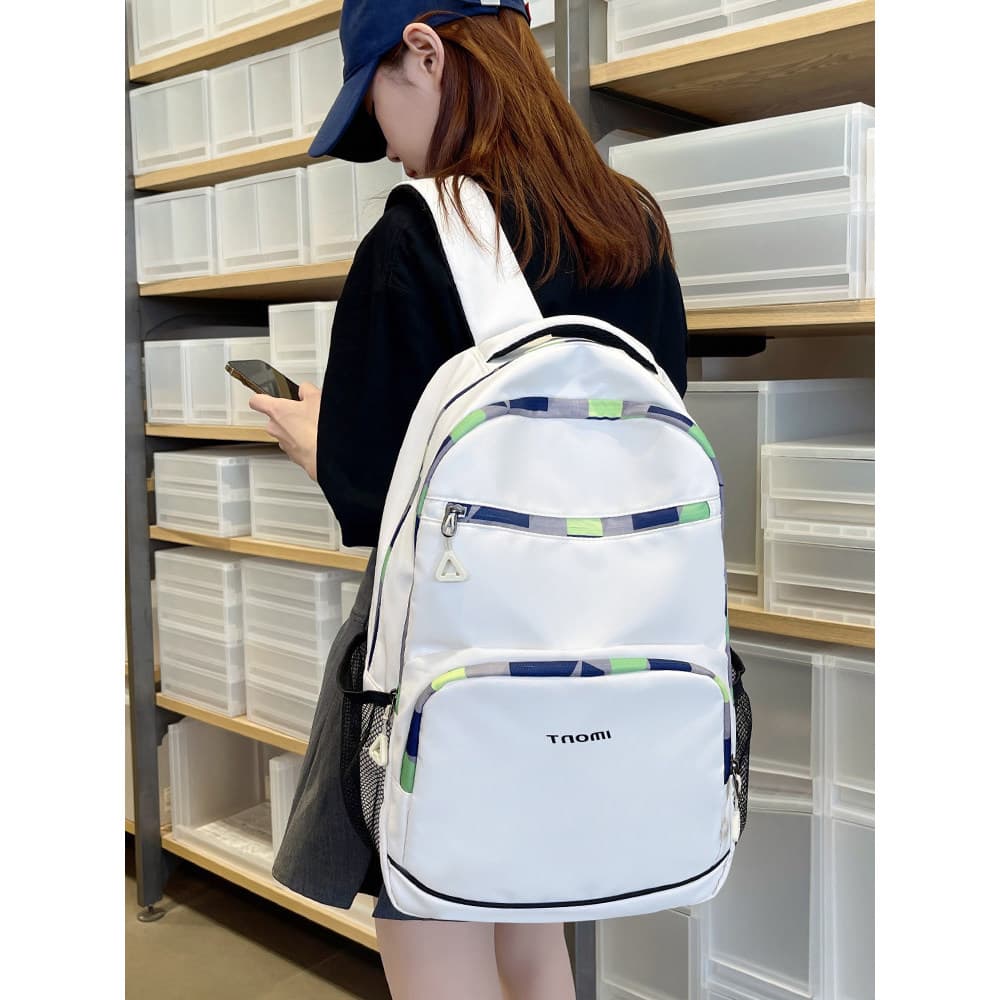 Simples Casual estudante universitário mochila feminina japonês estudante do ensino médio júnior estudante do ensino méd