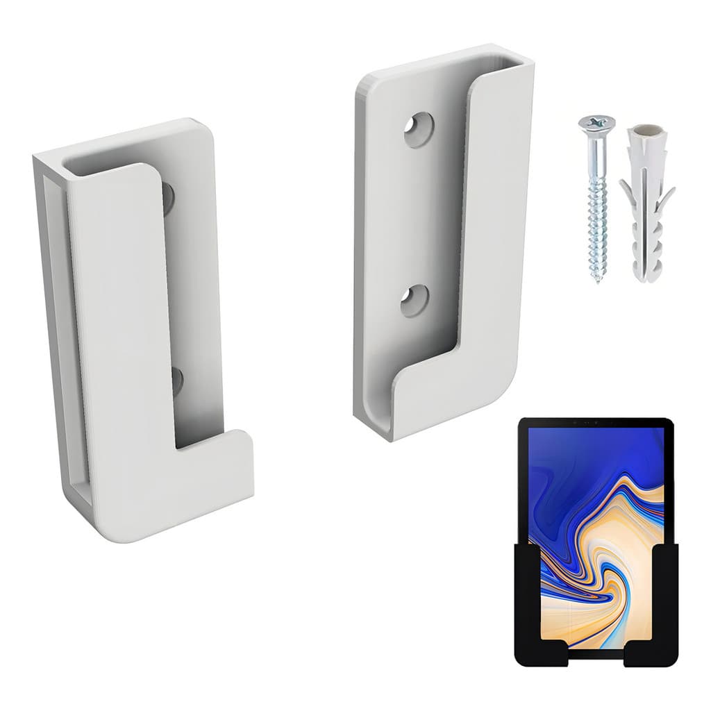 Suporte Para Celular Ou Tablet Para Parede Universal Cor Branco