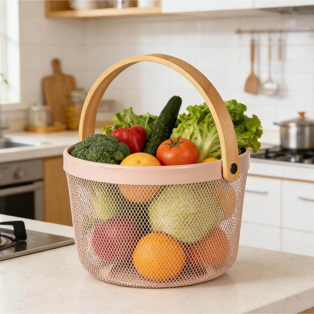 Cesto Organizador Multiuso Frutas Objetos  Alimentos Piquenique