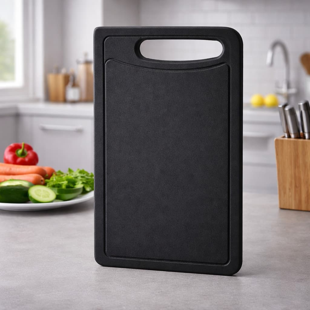 Tábua de Plástico Resistente para Corte e Servir – Ideal para Churrasco, Saladas e Receitas