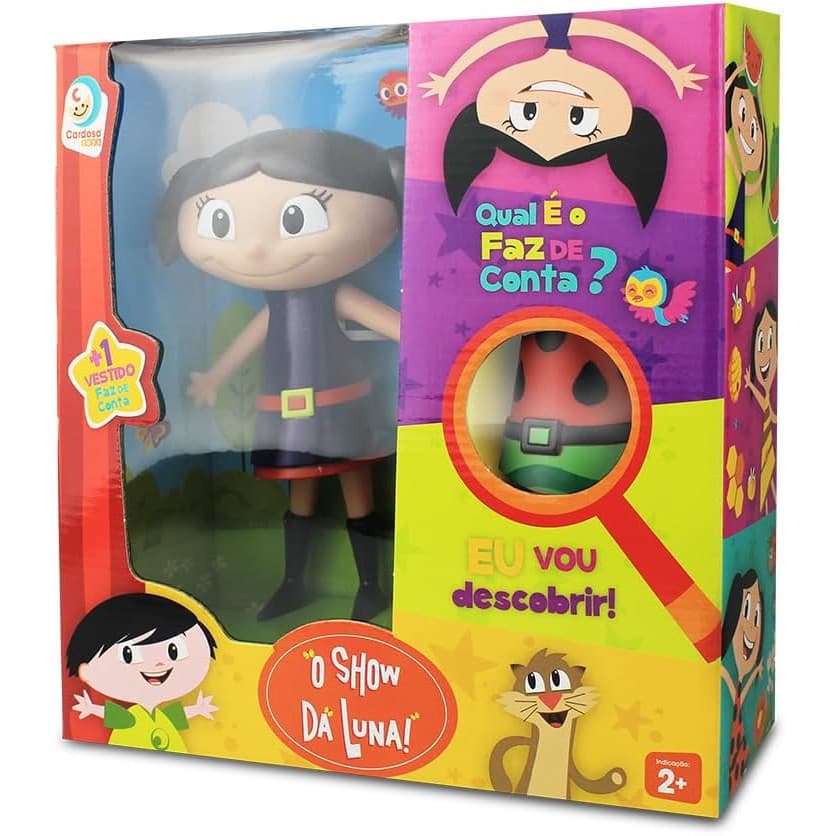 Boneca Luna Show da Luna Melancia Personagem Desenho Infantil Brinquedo Educativo